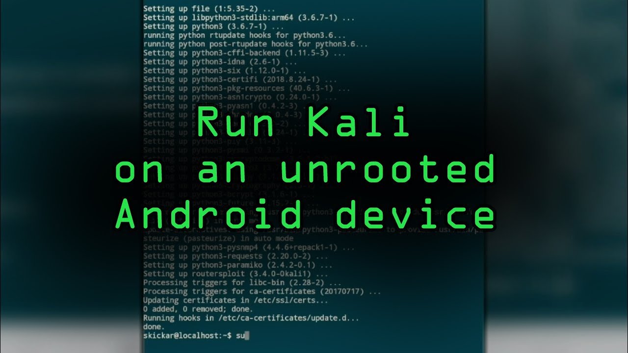 Запустите хакерскую ОС Kali Linux на Android-телефоне без прав root [Руководство]