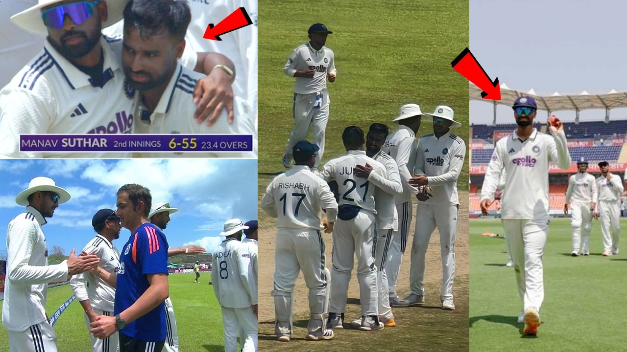 Everyone Appreciated Manav Suthar When He Completed 17 Wickets in 2 Test |Manav Suthar Bowling vs SL