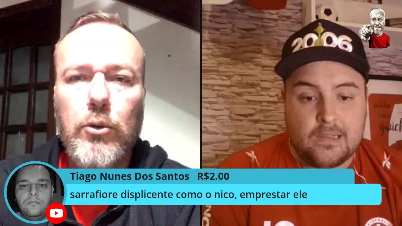 BALDASSO AO VIVO COM LUCAS COLLAR FALANDO DE INTER