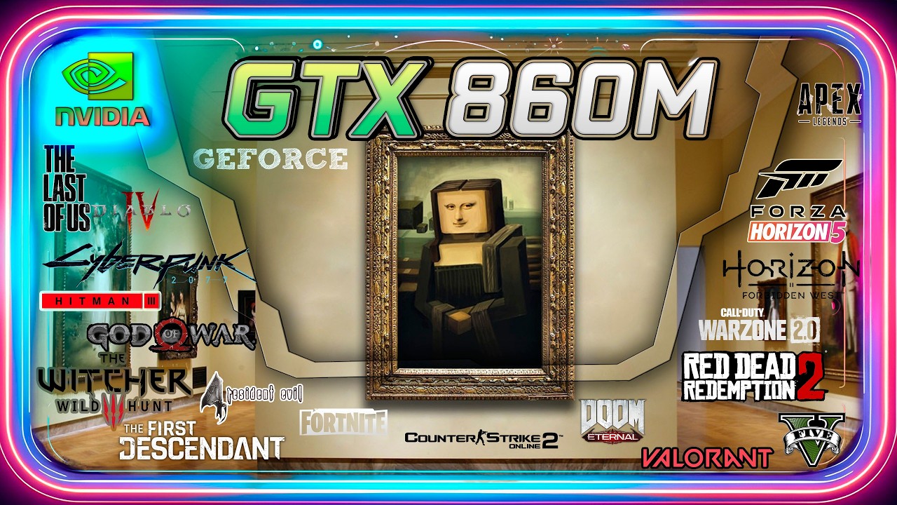 Gaming Test |  NVIDIA GEFORCE GTX 860m in 30 GAMES  | 2024-2025
