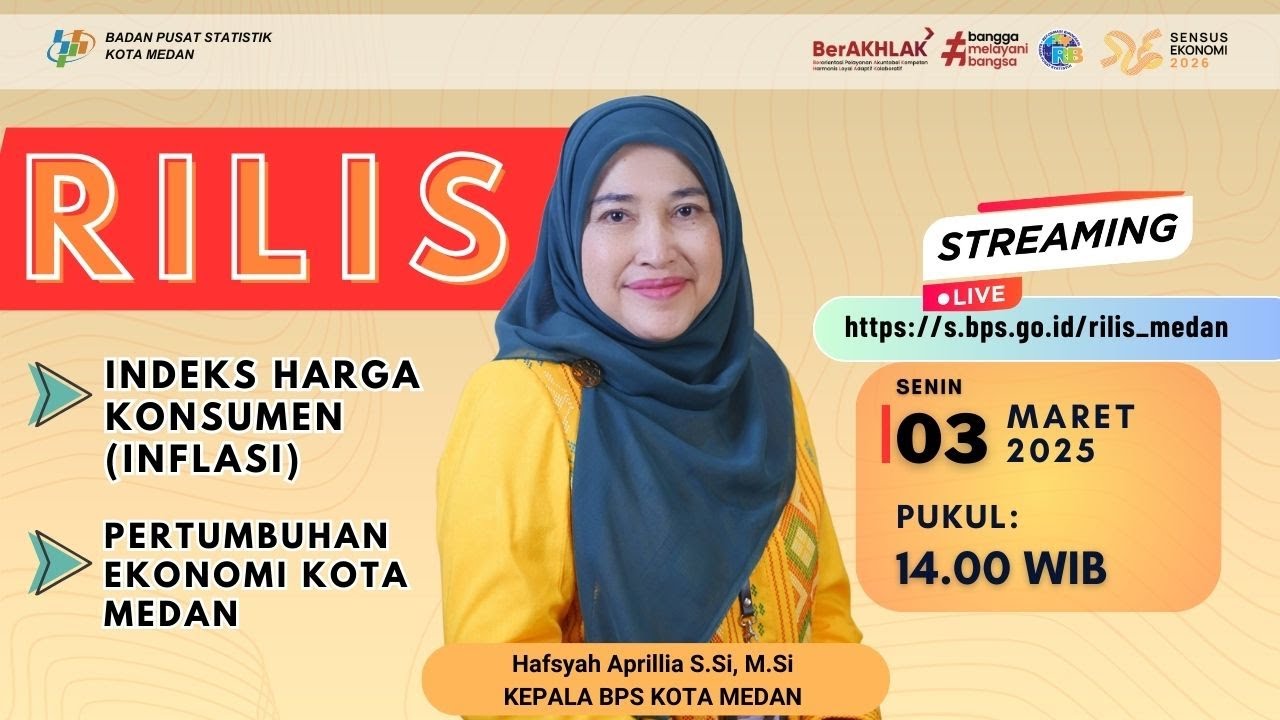 [RILIS BPS KOTA MEDAN] 3 MARET 2025