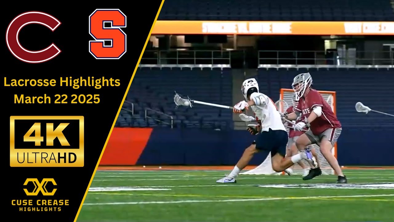 Colgate vs Syracuse | 2025 4K Lax