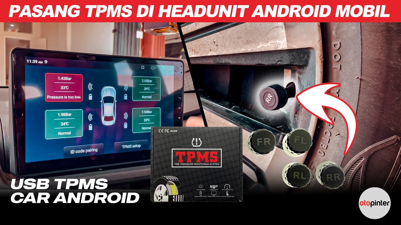 TUTORIAL CARA PASANG TPMS ANDROID UNTUK SEMUA HEADUNIT ANDROID