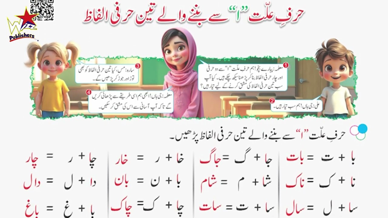 Prep Urdu --- حرف علت ا سے بننے والے تین حرفی الفاظ