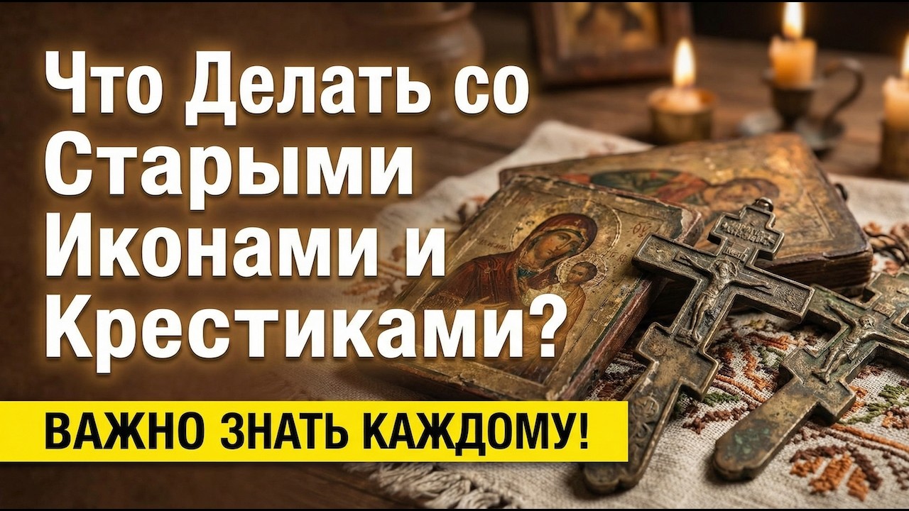 Что Делать со Старыми Иконами и Крестиками  Важно Знать Каждому!