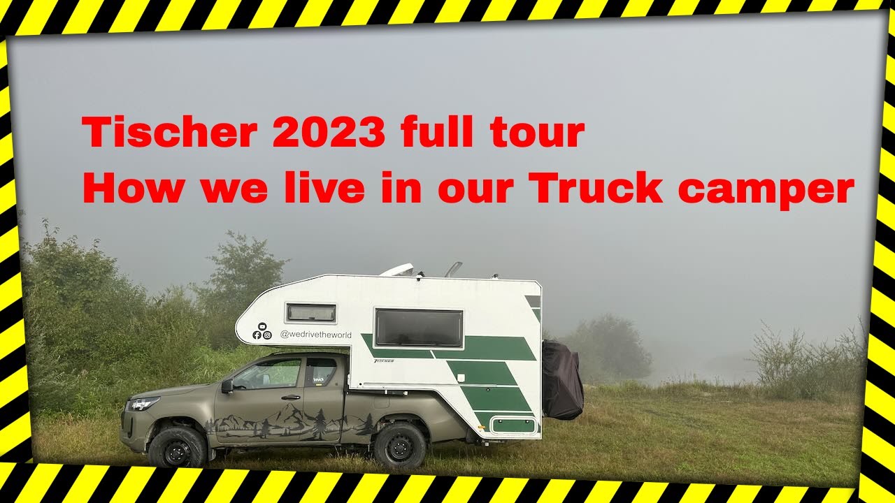 Tischer 260 SD demountable truck camper  In-Depth Tour #vanlife #vanlifeblog #tischer