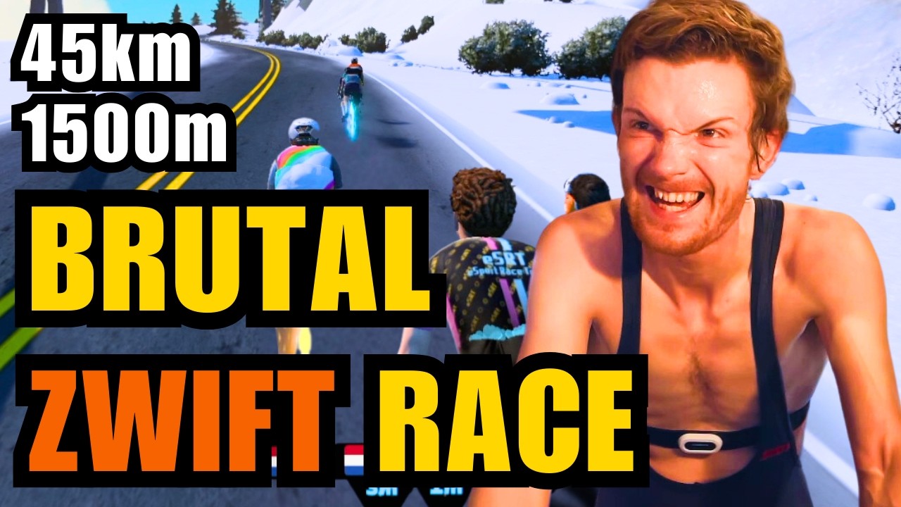 The Most Climbing I&rsquo;ve Ever Done in a Zwift Race | Brutal World Series Community Race