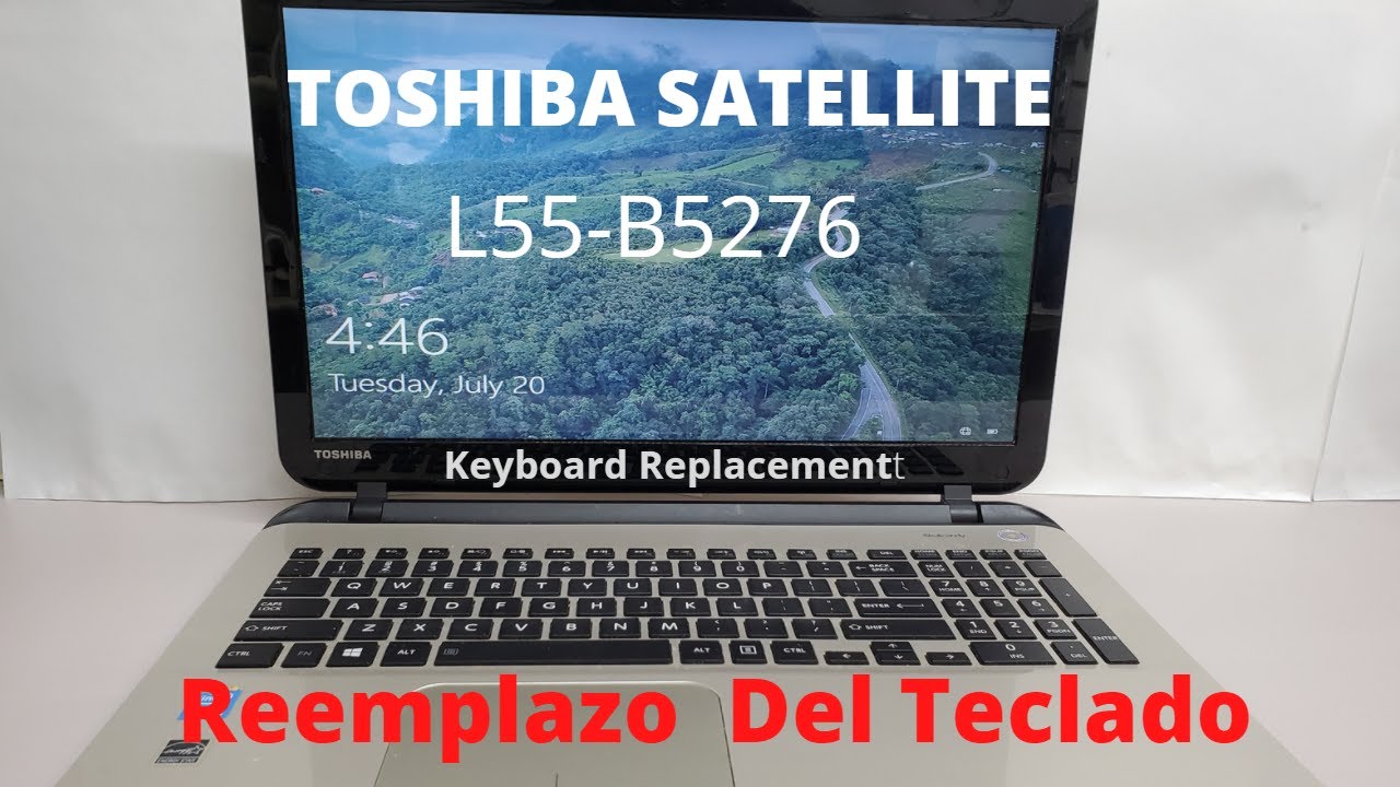 Re emplazo del teclado para una TOSHIBA SATELLITE L55-B5276