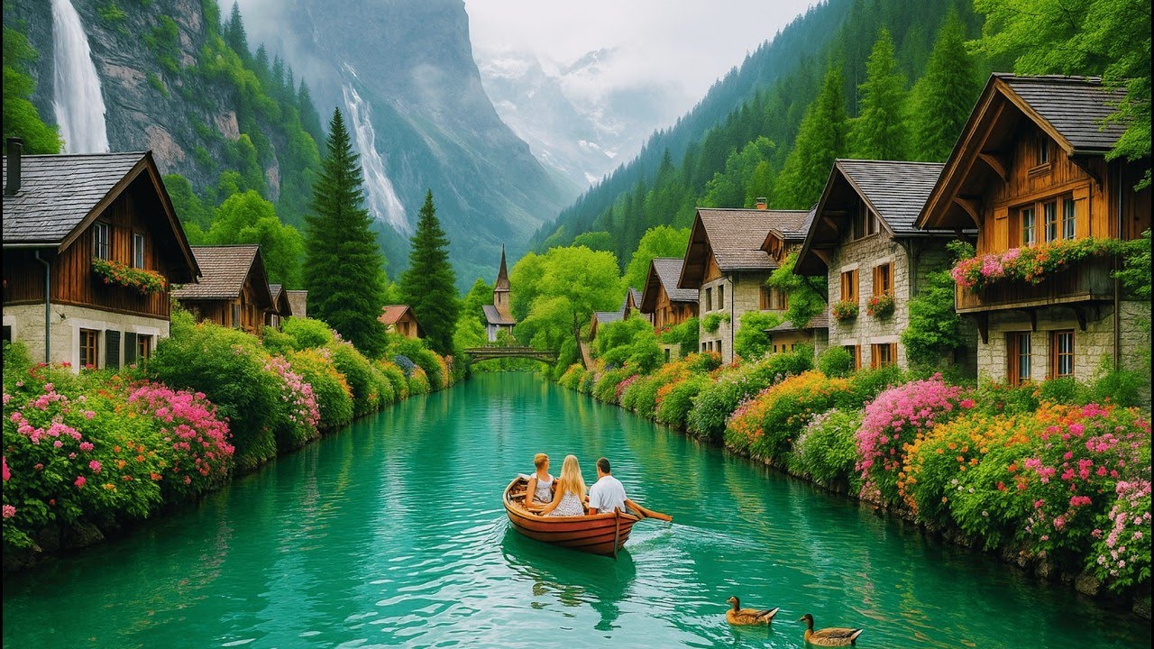 Este PUEBLO SUIZO es demasiado perfecto para ser real, INTERLAKEN a Fondo