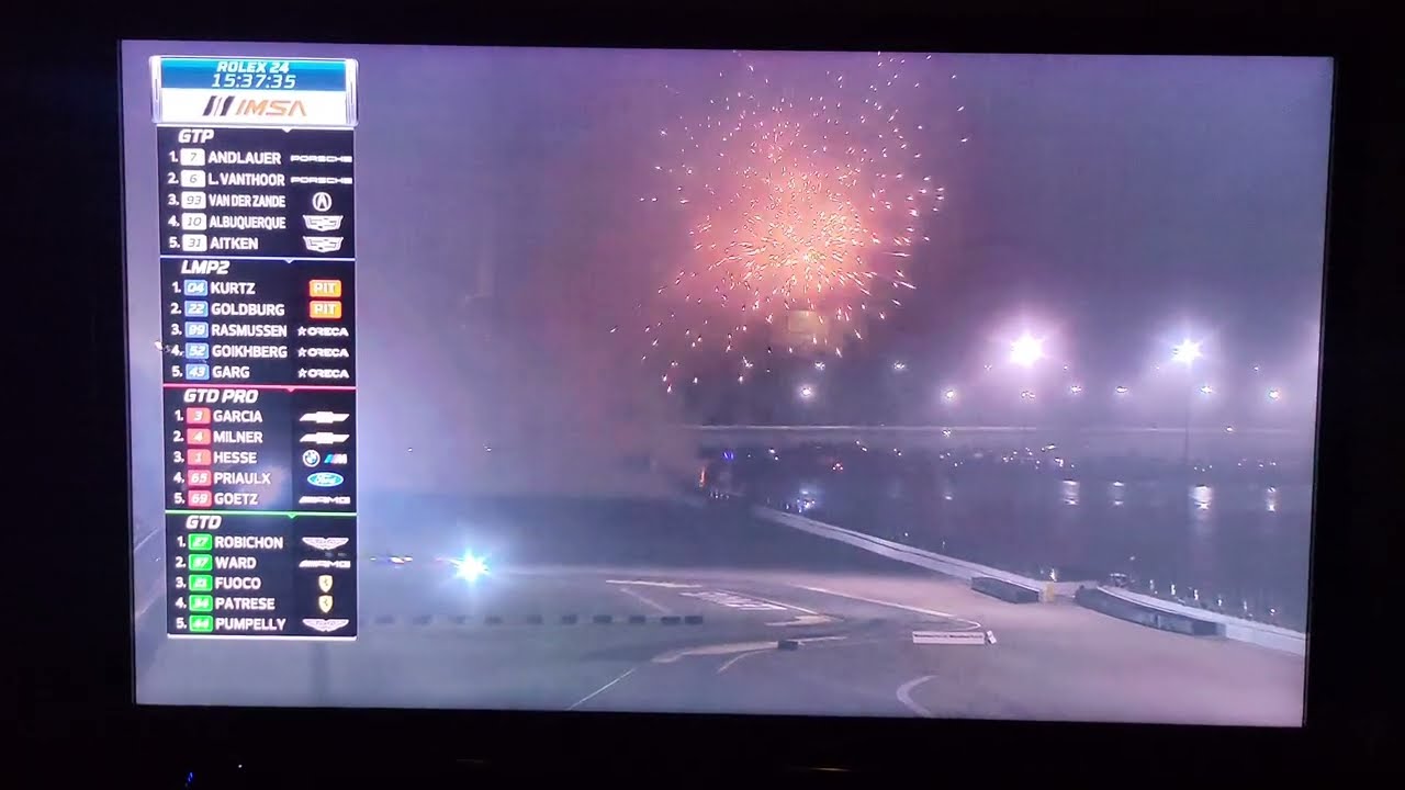 Fireworks at the Rolex 24 at Daytona 2026