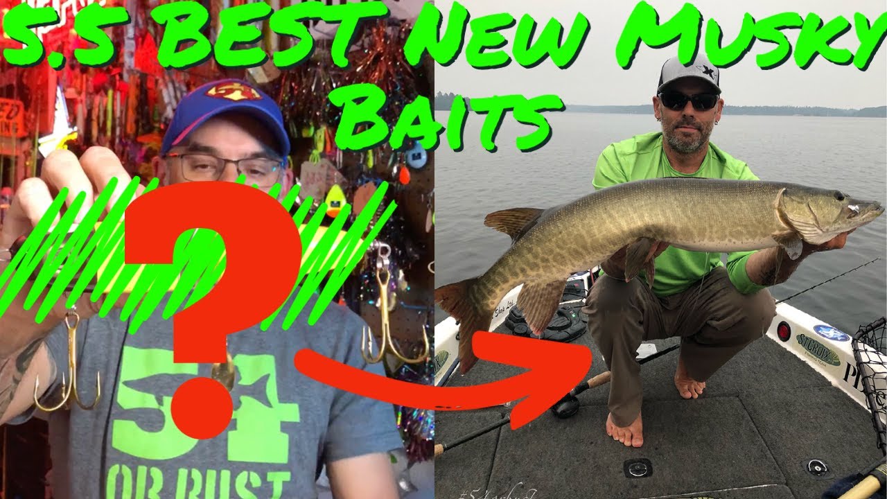 5 and a half BEST MUSKY BAITS for 2022!!! All new underwater footage!!!
