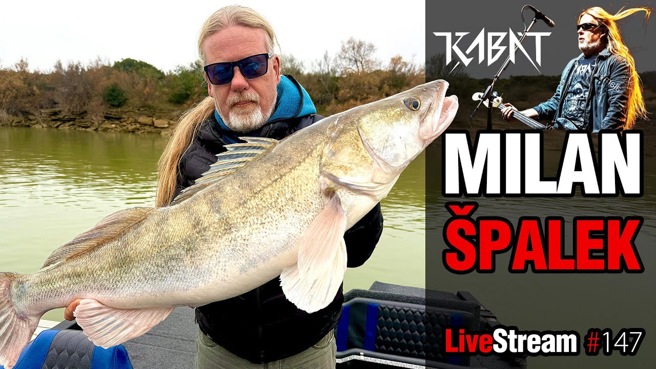 Milan Špalek (basák kapely KABÁT) - Vášeň k rybaření 😮🎣 | Přívlač Live #147