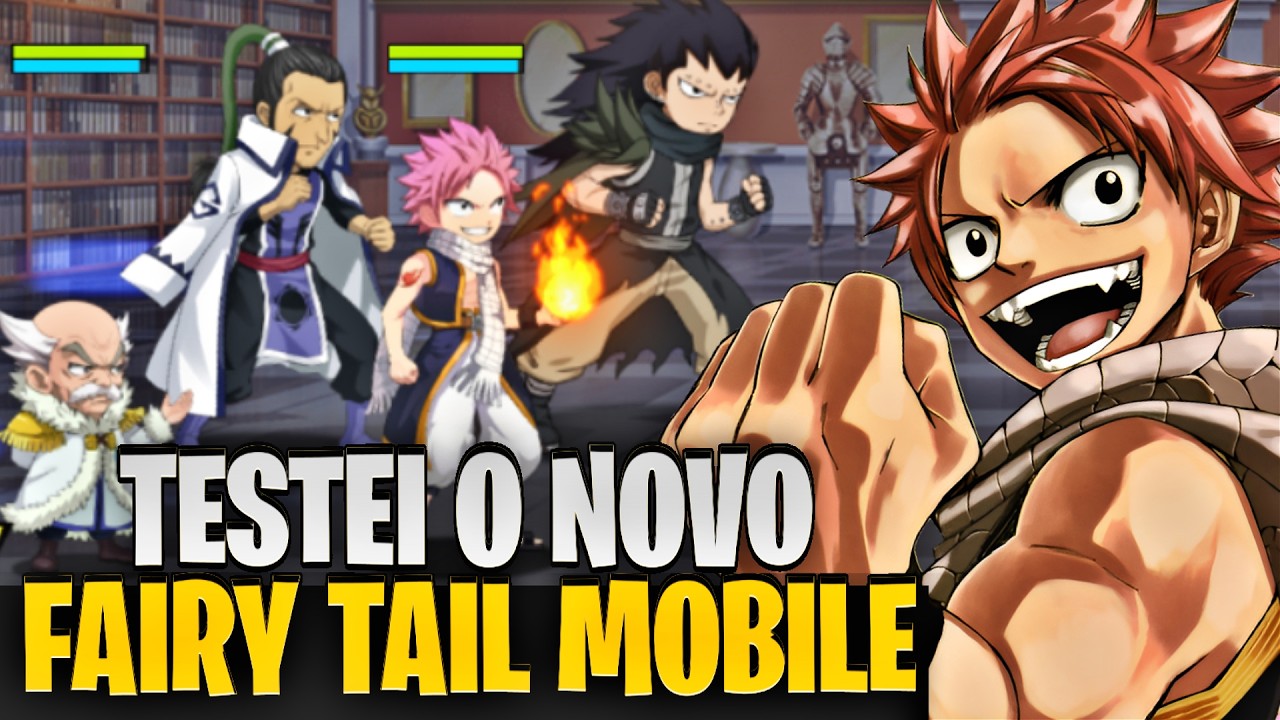 LAN&Ccedil;OU O MELHOR JOGO DE FAIRY TAIL MOBILE DE 2026! 😱 VALE A PENA? | FAIRY TAIL: Esp&iacute;ritos Lutadores