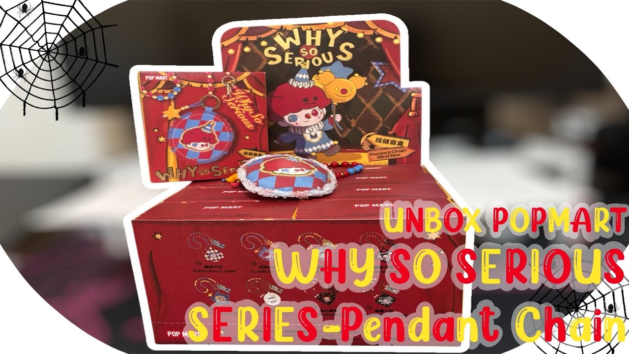 UNBOX : POP MART WHY SO SERIOUS SERIES-Pendant Chain ♠️♦️♣️