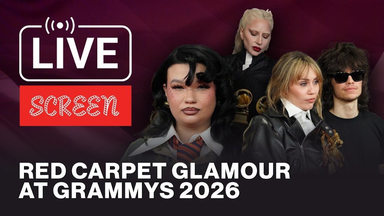 Grammys 2026 LIVE: Red Carpet Fashion, Celebrity Arrivals And Show-Stopping Looks | Screen
