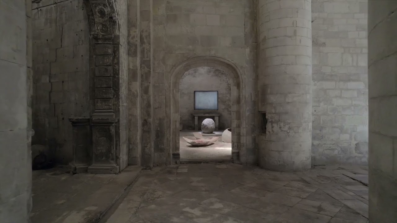 Requiem - Lee Ufan  / exhibition at Les Alyscamps