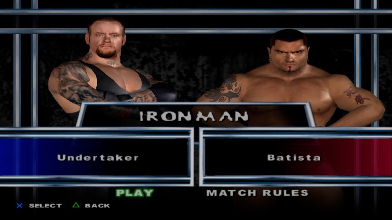 WWE SmackDown! Here Comes the Pain - Undertaker VS Batista (IRONMAN)