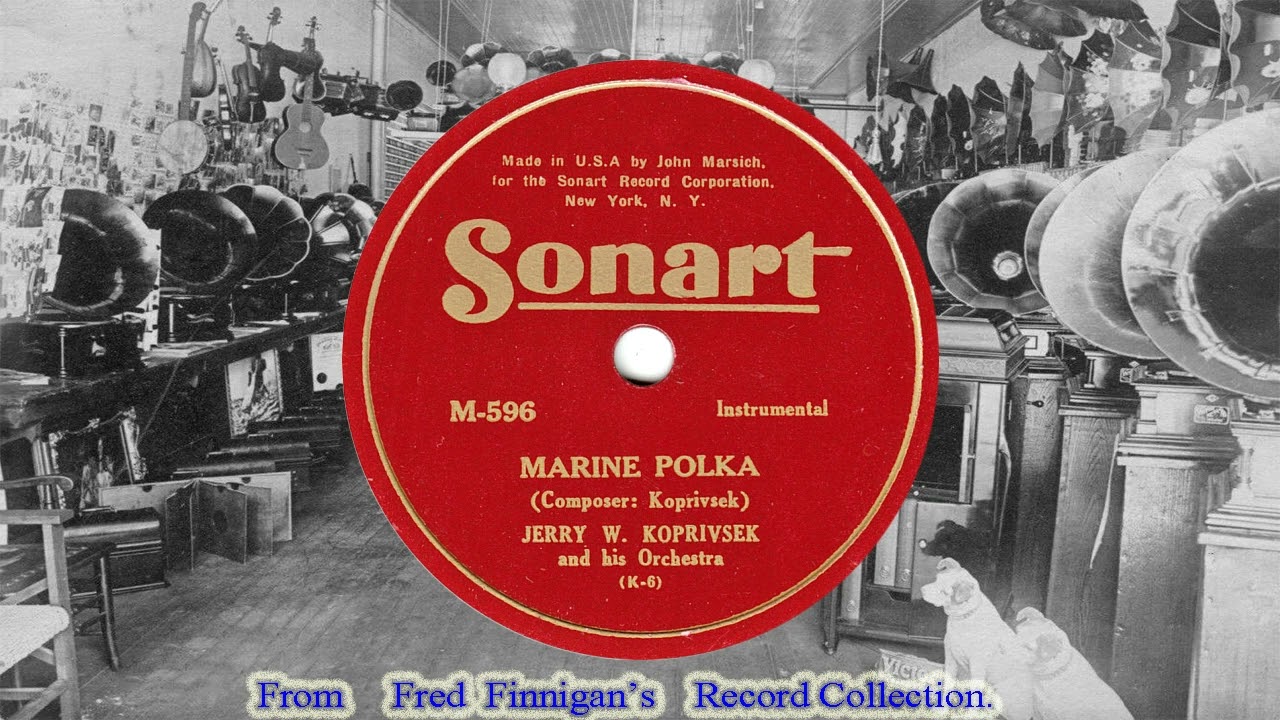 Jerry W Koprivsek & His Orch - Marine Polka(1944)