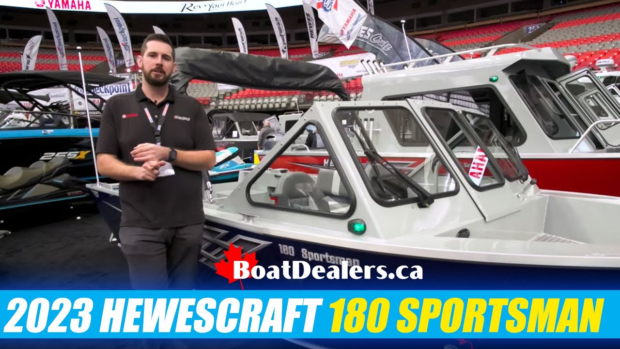 2023 Hewescraft 180 Sportsman #fishingboat walkaround powered by #yamahaoutboards