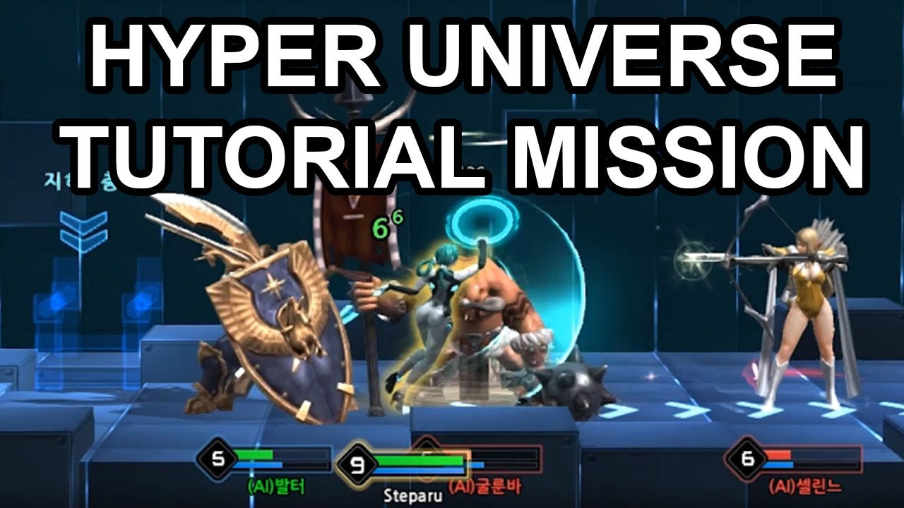 Hyper Universe 2D MOBA Tutorial Mission Gameplay