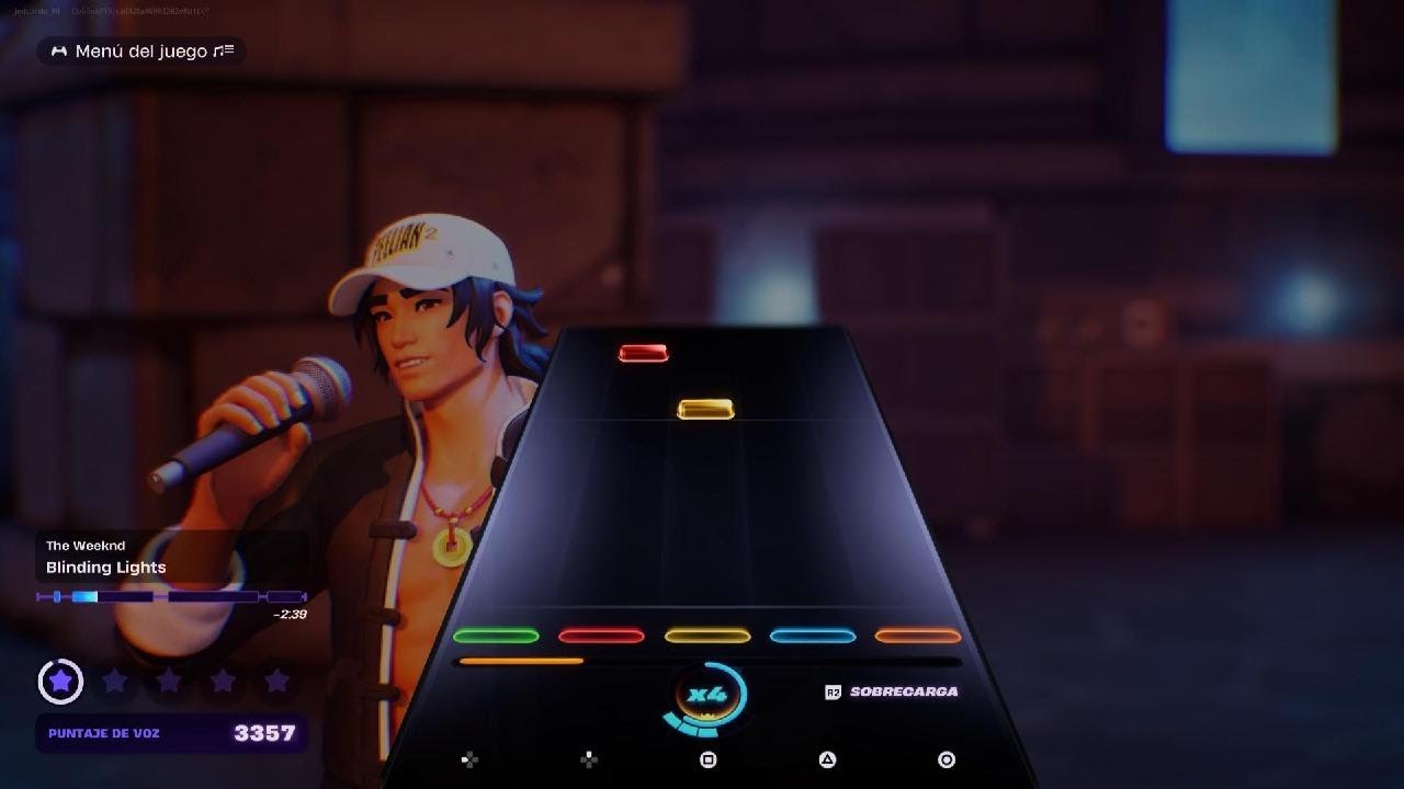 Fortnite Festival - Blinding Lights by The Weeknd - on vocals