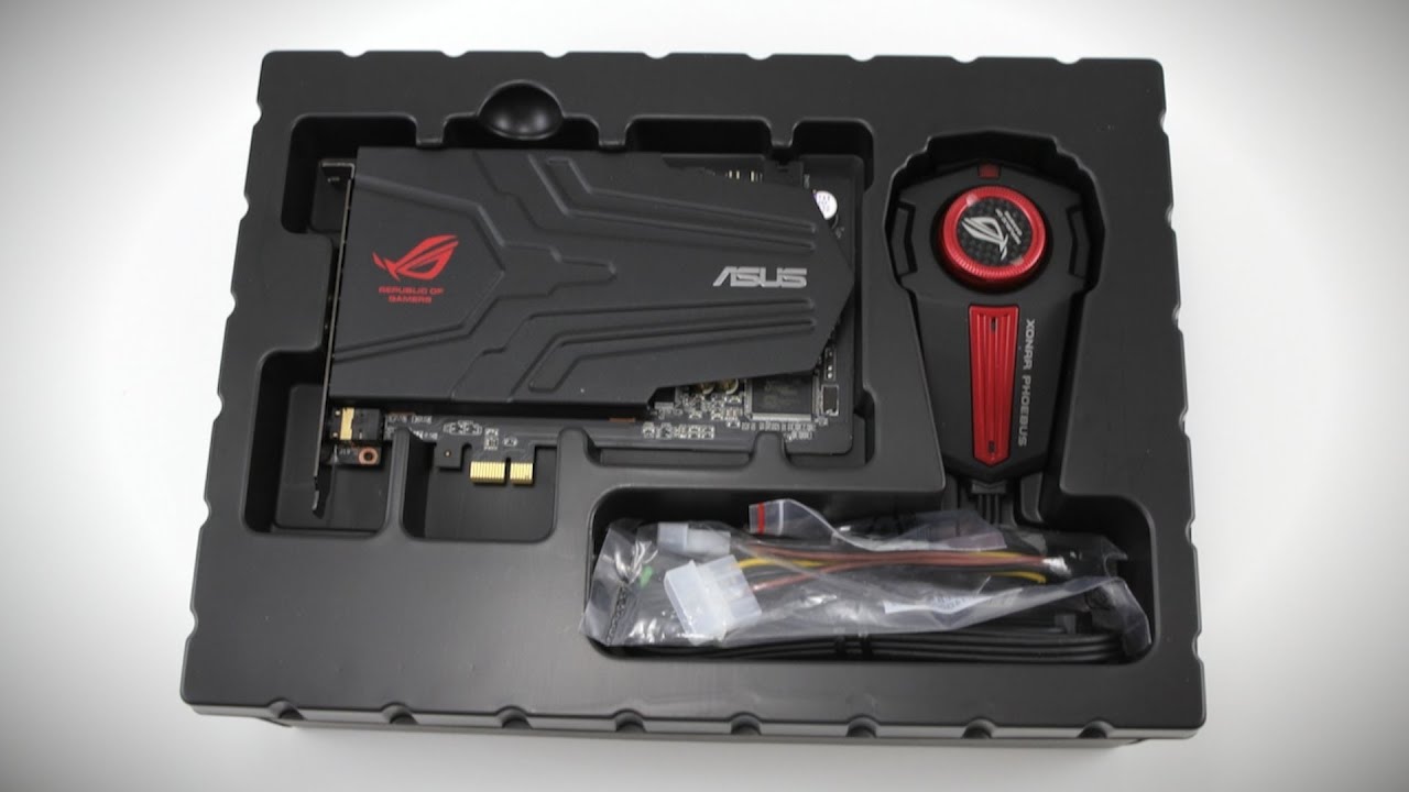 ASUS Xonar Phoebus ROG Gaming Sound Card Unboxing & Overview