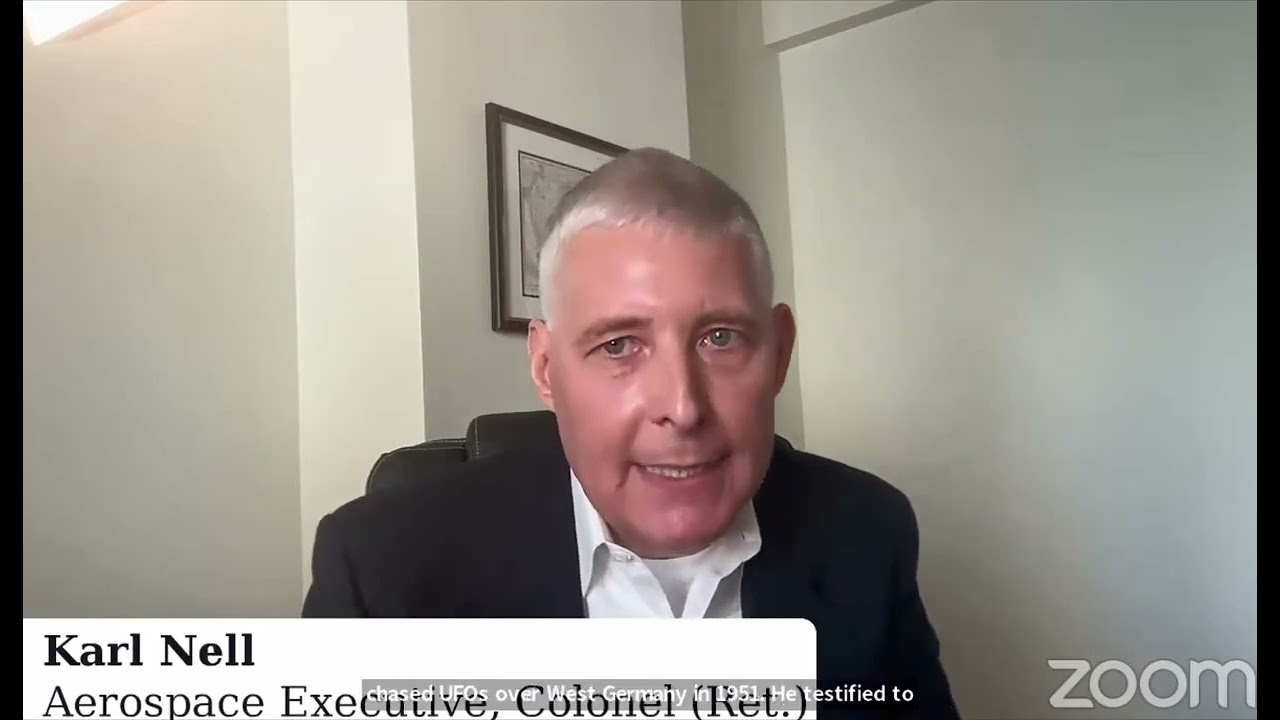 Lockheed Martin executive Colonel Karl Nell stands firm that Non-Human Intelligence is real