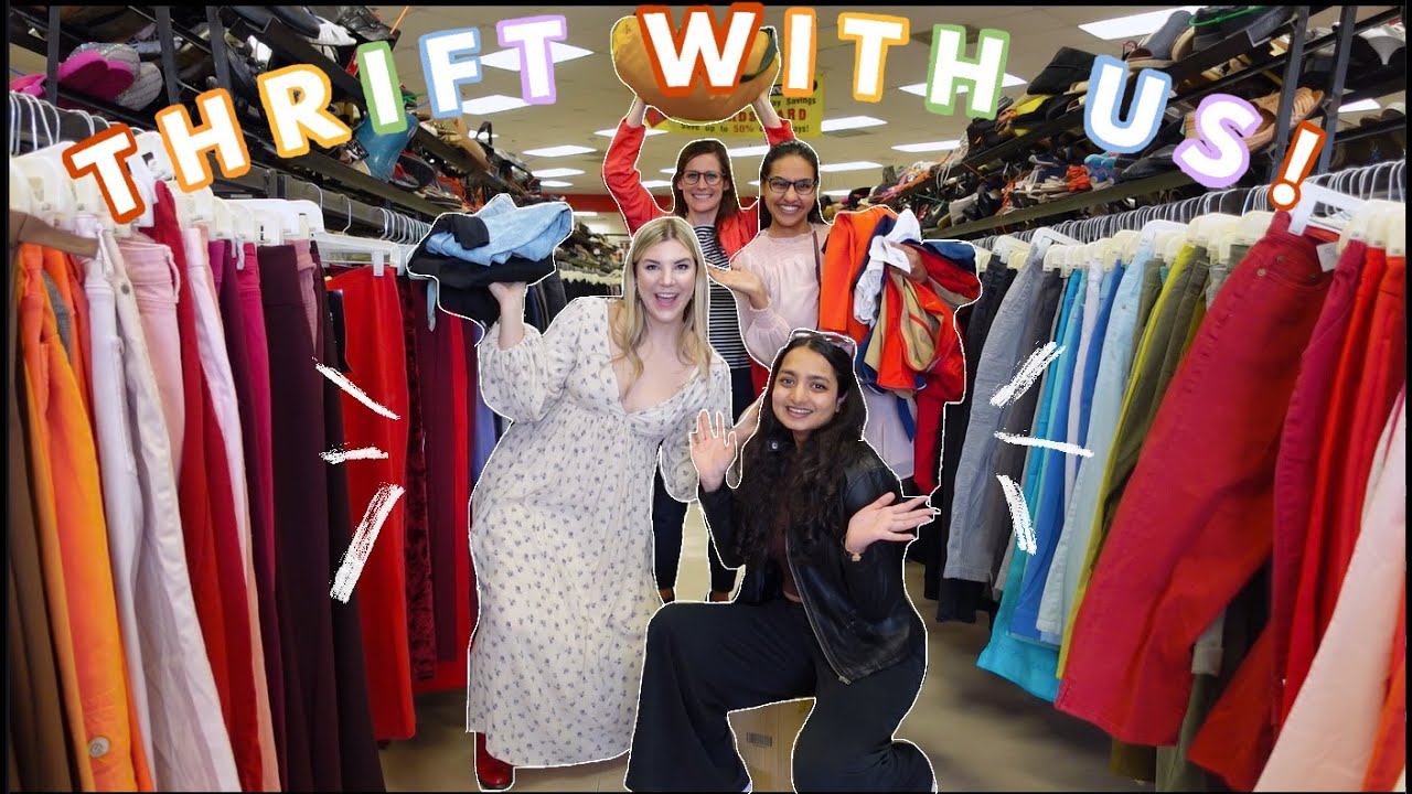COME THRIFT WITH US for Spring! Thrift Haul + Try On