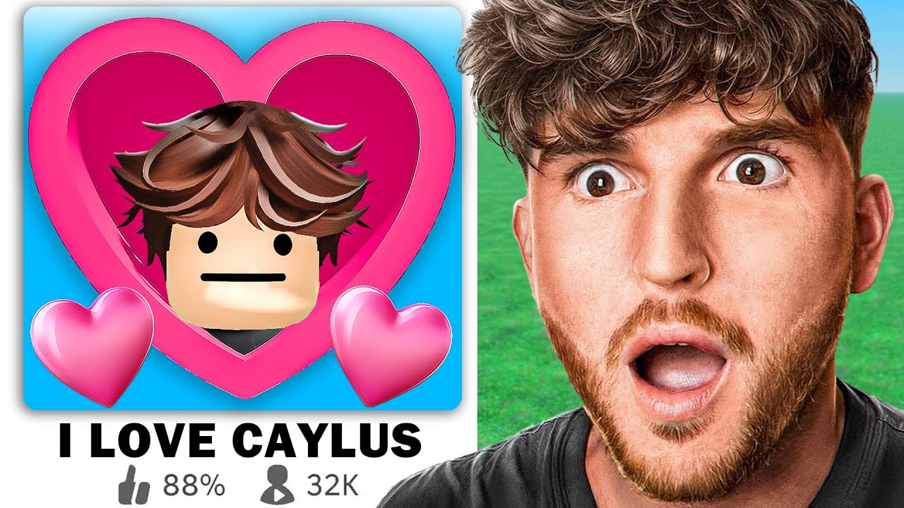Surprising Caylus With His OWN ROBLOX GAME!