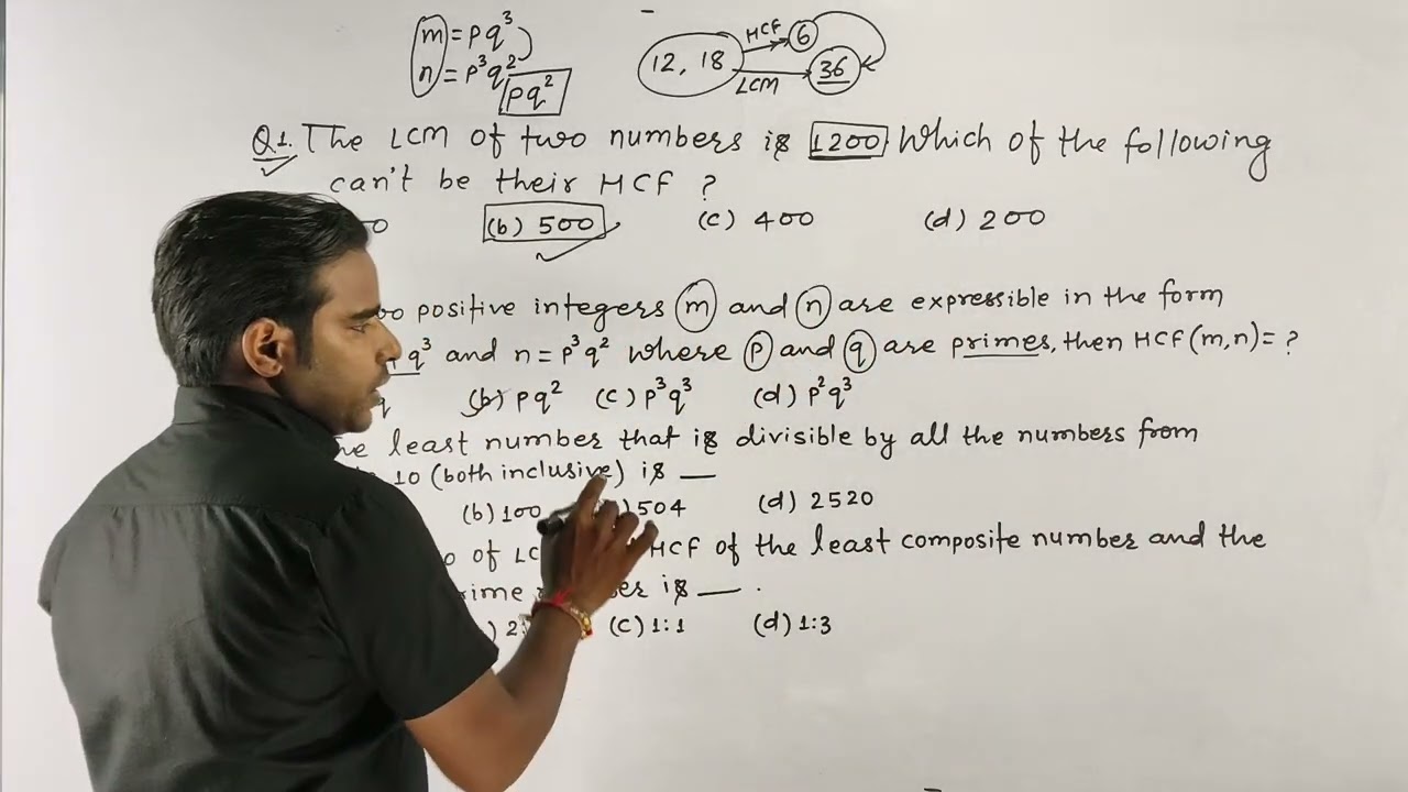 Real number ,LCM HCF 