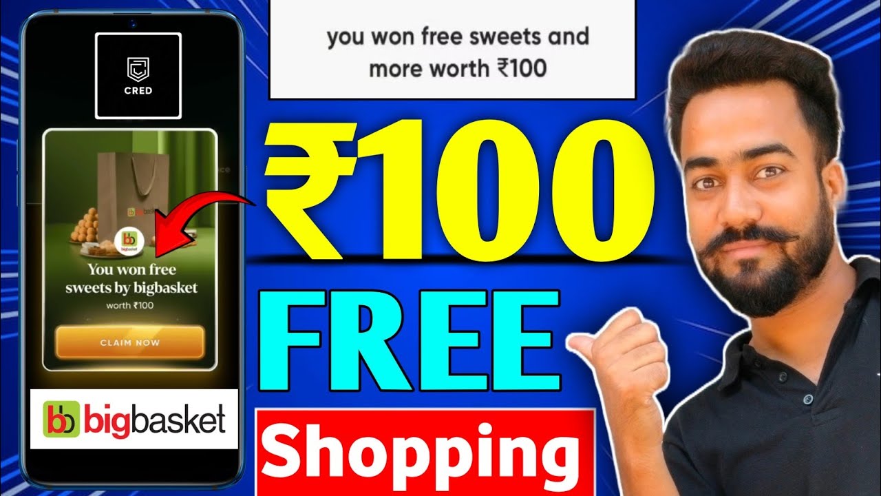 😱Big Basket ₹100🔥फ्री Shopping Offer || Cred & Big basket ₹100 Coupon Offer || Offer Loot By Sonu ||