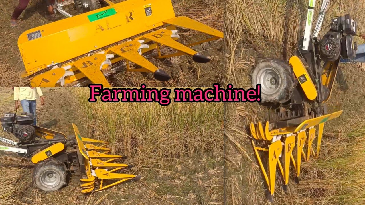 Rice Harvesting Machine | Fallen PaddyIt also harvests the crop.Modern FarmingTechnology