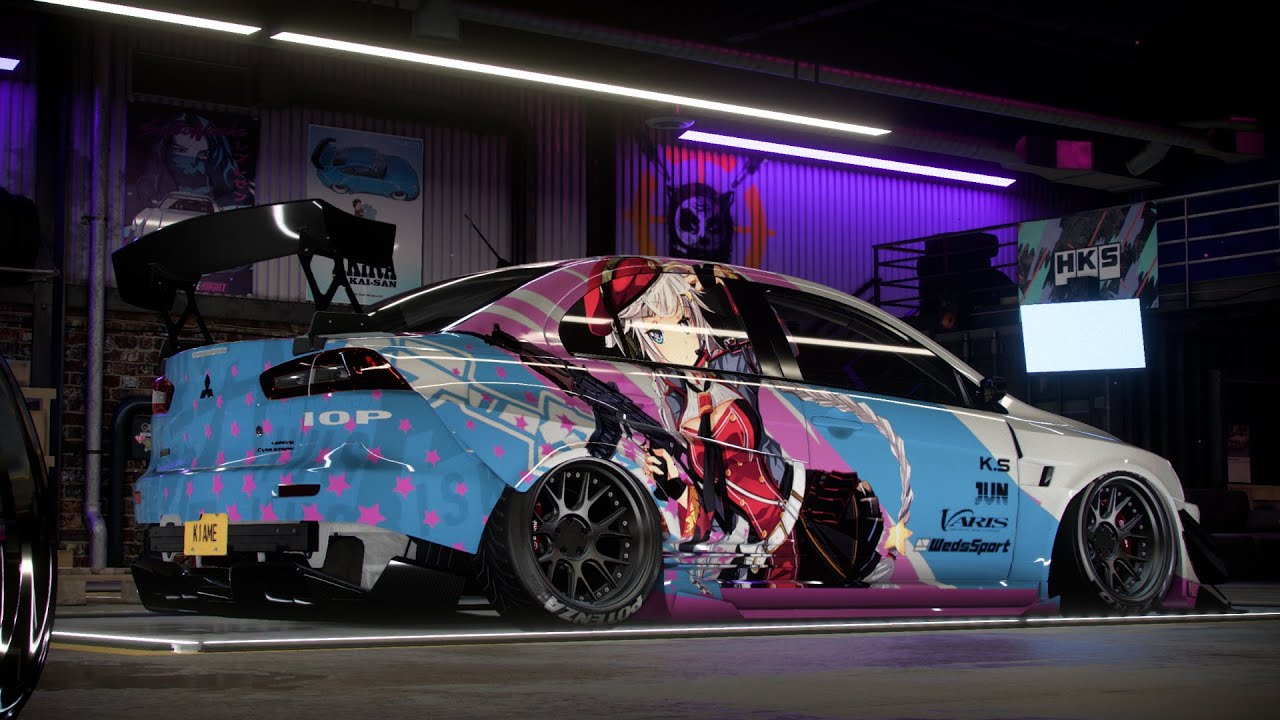 Build a Itasha EVOX under Project Unite 3.0 (NFS heat)