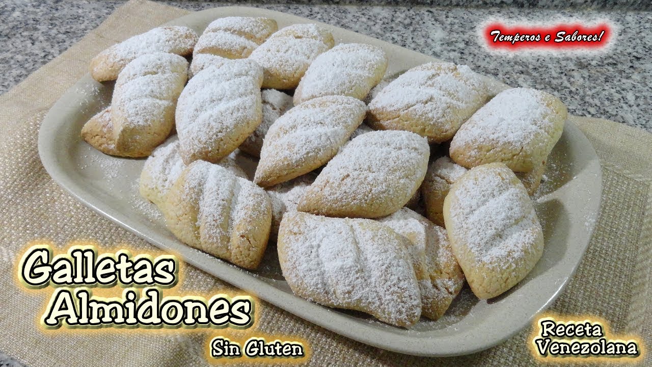 GALLETAS ALMIDONES DE MAICENA sin Gluten, receta Venezolana