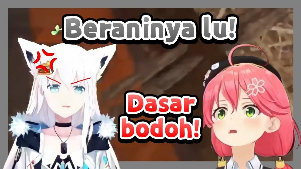 Beraninya Miko Ngelawan Fubuki【Hololive JP Sub Indo】