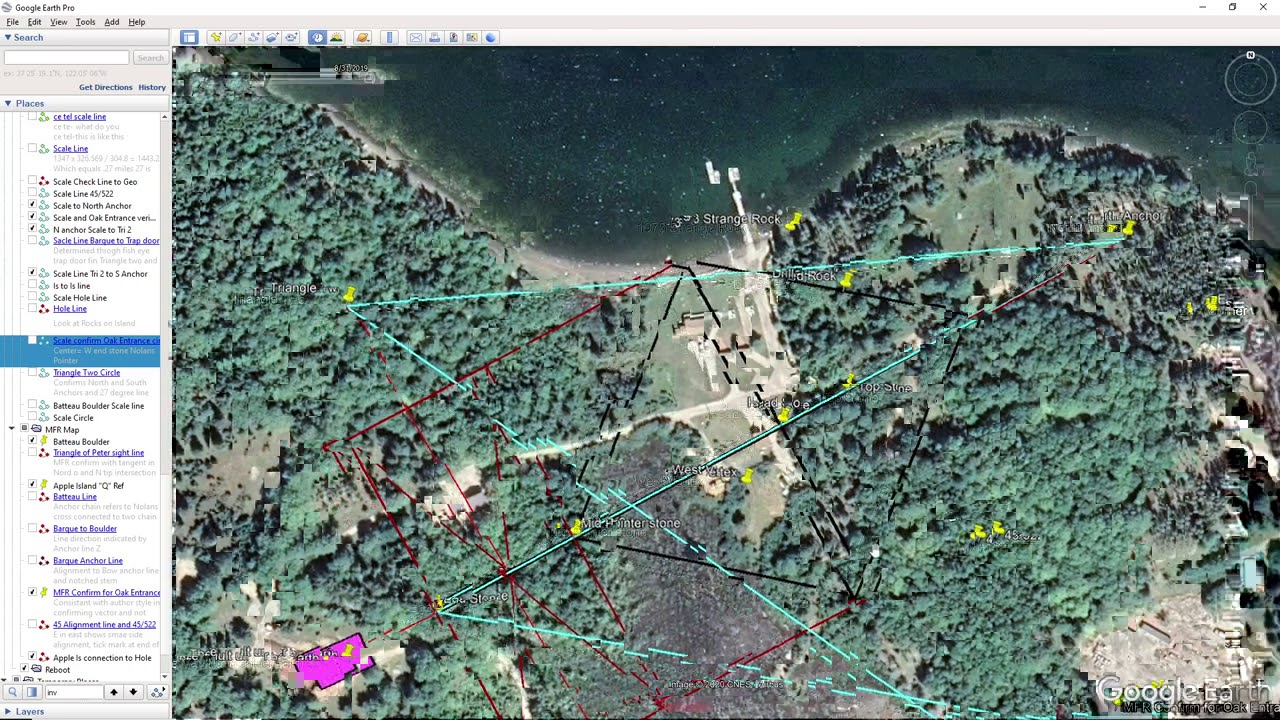 Oak Island Update: Nolan's Cross and Scale Function made simple
