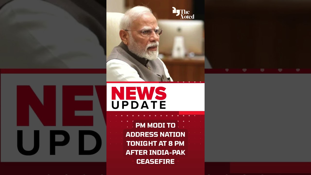 #PMModi #ModiSpeech #IndiaPakistanCeasefire #Ceasefire2025 #ModiLive #PMAddressToNation