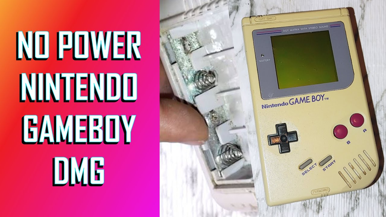 How to clean battery contacts on a Gameboy DMG