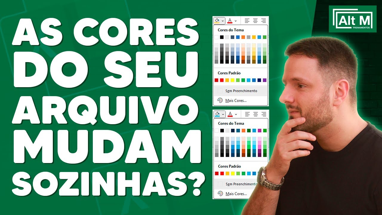 Cores mudam sozinhas no Excel? Veja como resolver [Aula 229]