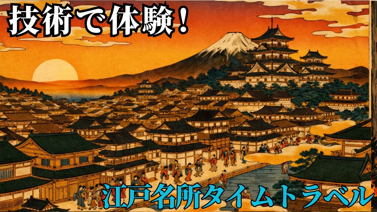 技術で体験する江戸時代の名所散歩| えどじだい