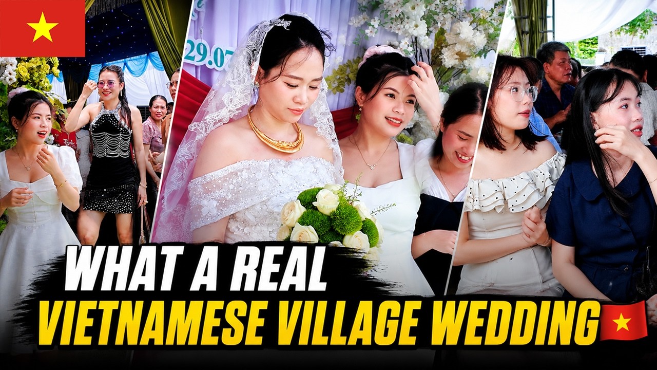 What a Real Vietnamese Village Wedding Looks Like 🇻🇳 | Real Rural Life in Vietnam