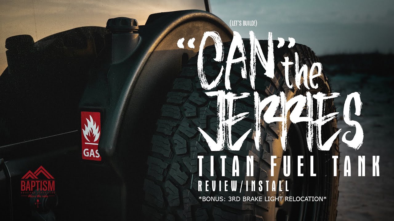 CAN THE JERRIES! Установка топливного бака Titan *бонус: перенос третьего стоп-сигнала!!*