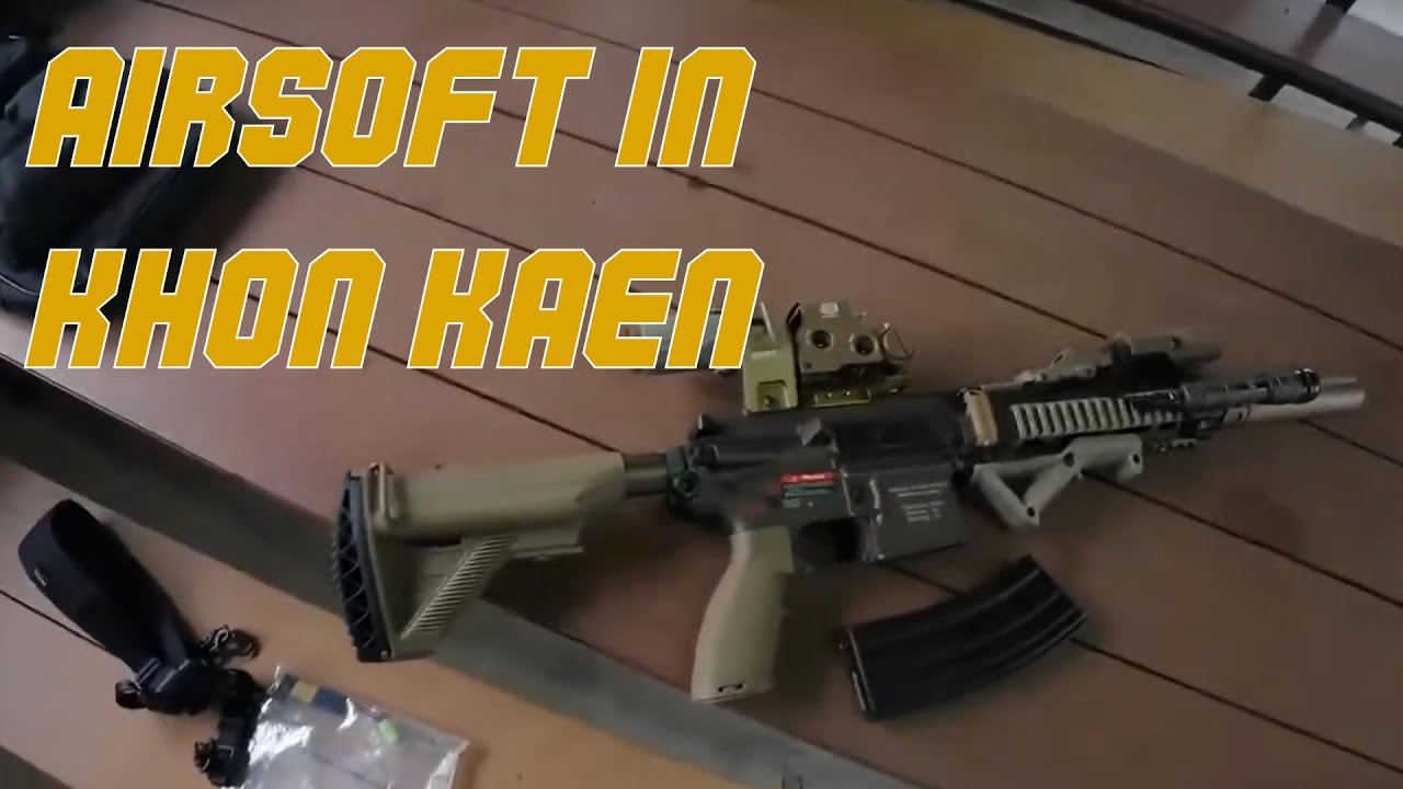 I Joined an Airsoft Battle in Thailand! 🇹🇭 (Khon Kaen)