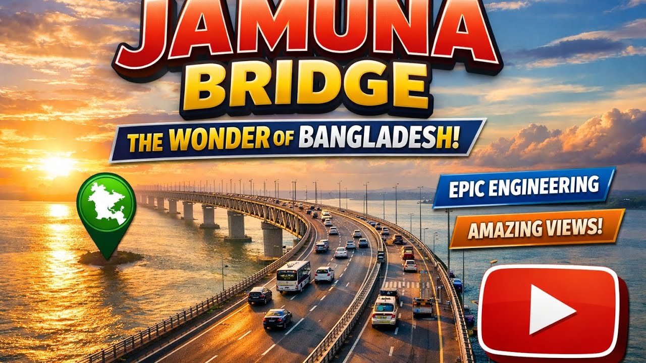 বিশ্বাসই হবে না! যমুনা সেতুর আসল সৌন্দর্য | Jamuna Bridge Cinematic Tour #viralvideo #jamunabridge 