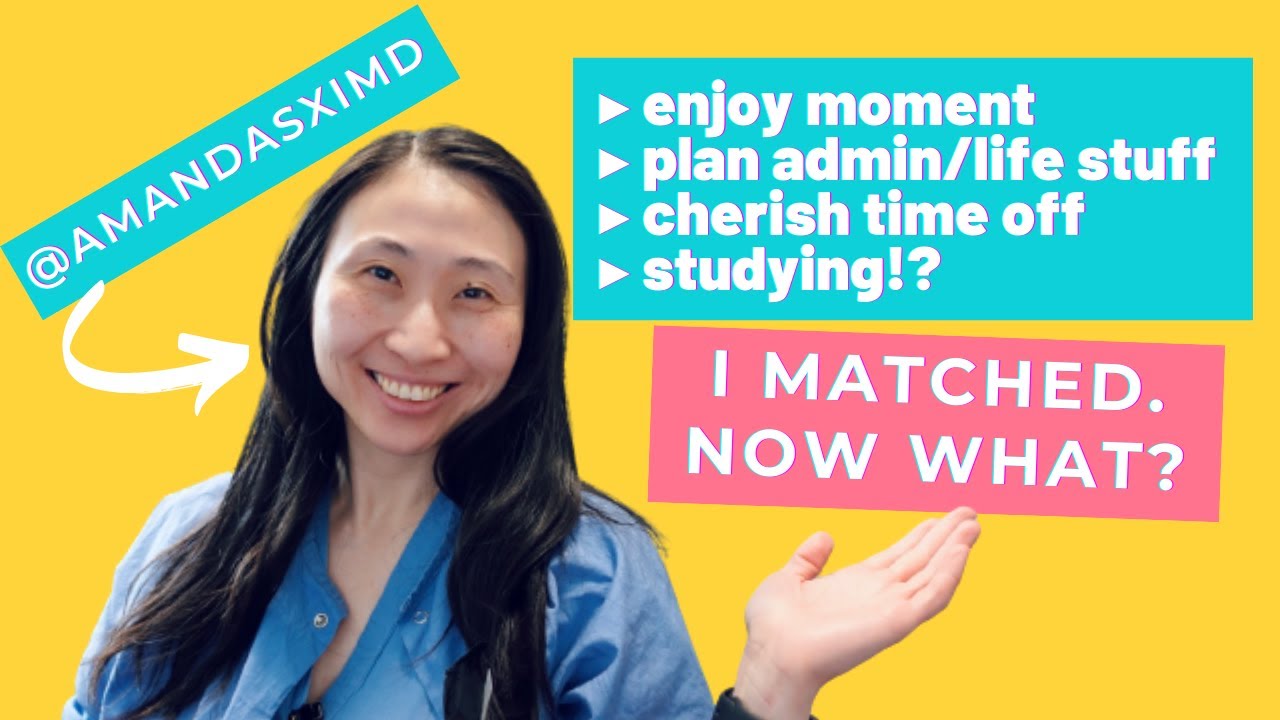 4th year residency match: Prep for internship, studying, getting ready as a medical student