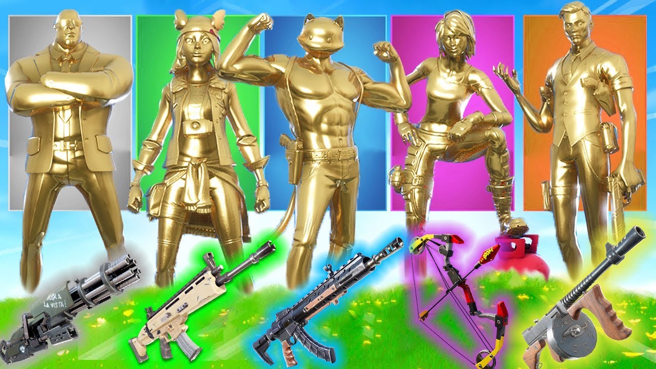 der ZUFÄLLIGE *GOLD* Skin in Fortnite!