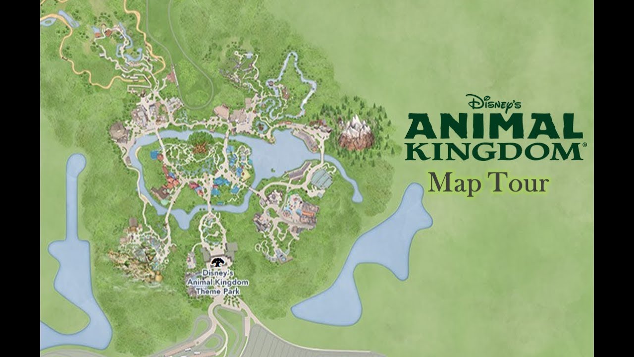 Animal Kingdom Map Tour