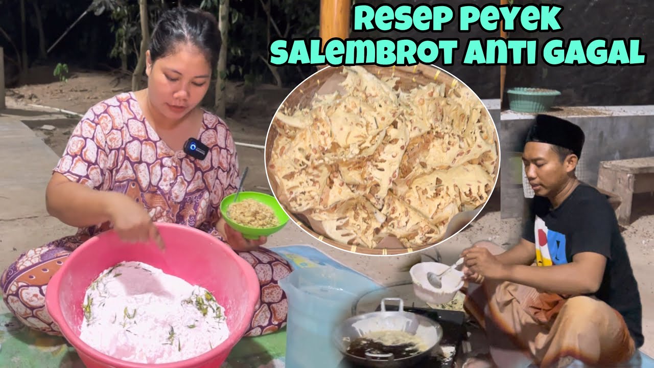 RESEP PEYEK SALEMBROT TANPA RAHASIA‼️anti gagal peyek kres