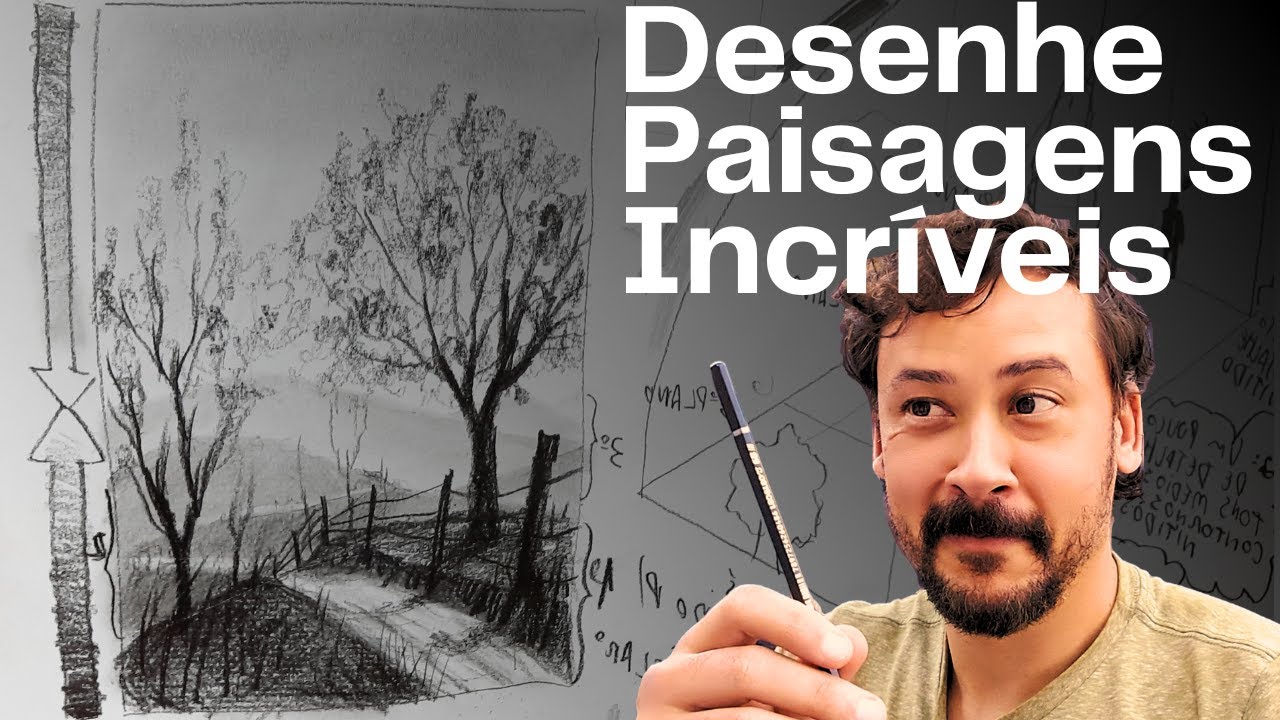 Como Desenhar Paisagens de Modo Fácil!