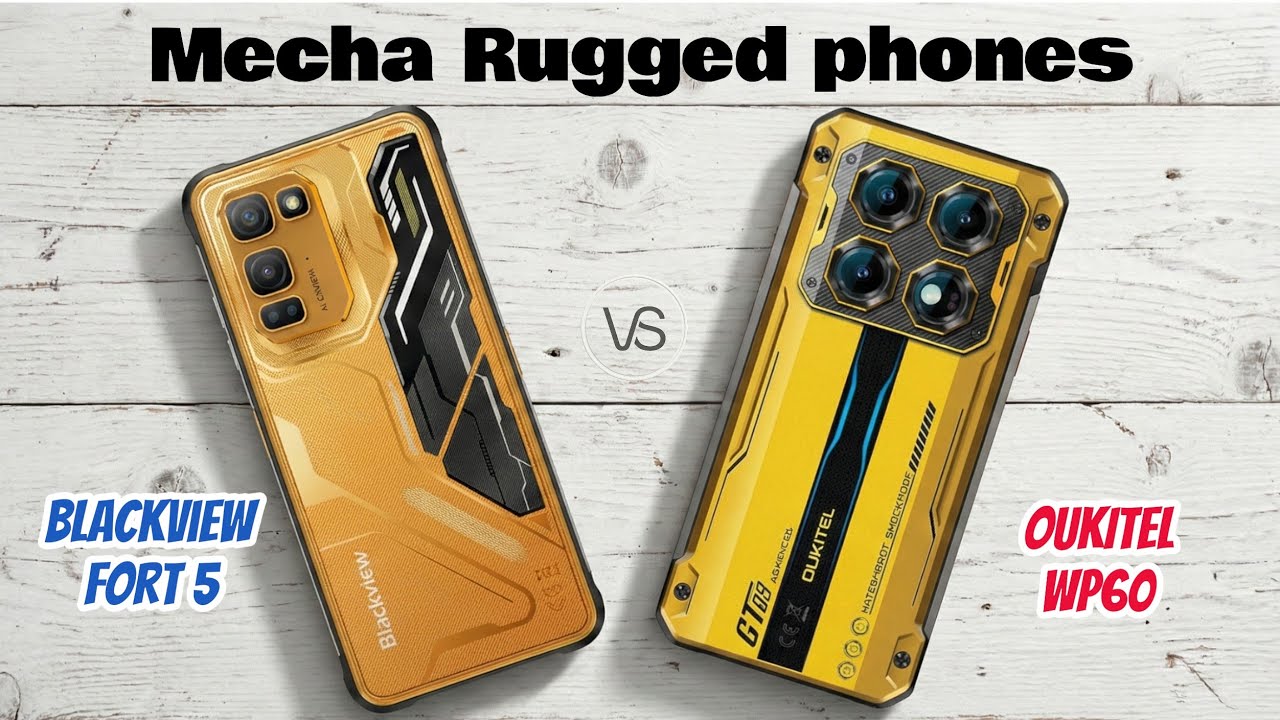 BLACKVIEW FORT 5 (V/S) OUKITEL WP60 - Super big display rugged phones. | Bumblebee edition 2026